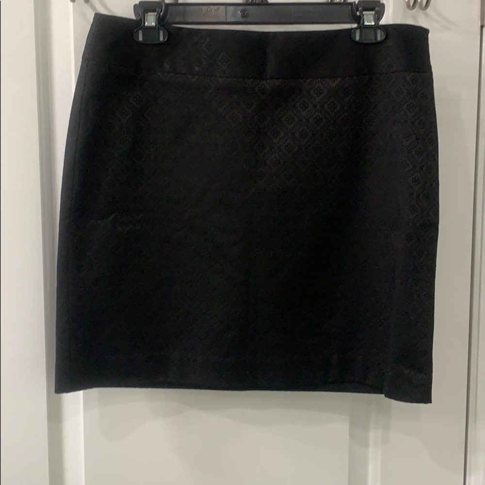 Banana republic black mini skirt